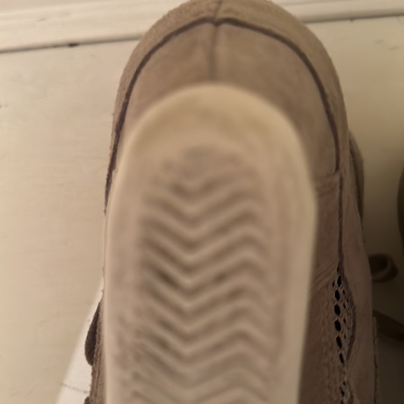Ash Bowie Gray Suede Hidden Wedge Sneakers Side 40 - Picture 3 of 7